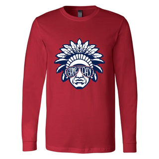 Jim Ned Indians - Game Day Mascot Long Sleeve T-Shirt