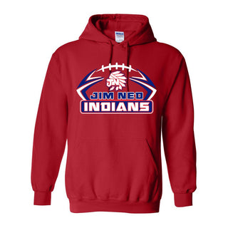 Jim Ned Indians - Football Hoodie