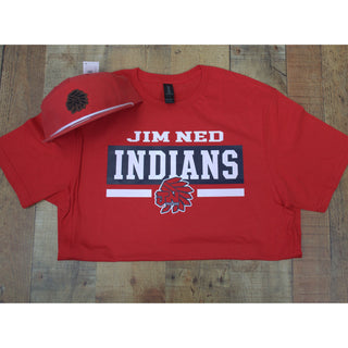 Jim Ned Indians - Simple Striped T-Shirt