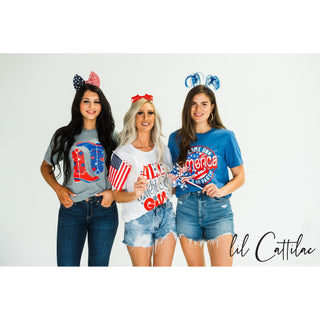 All American Girl - Patriotic Tee