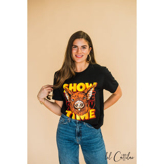 Show Time Pig - Stock Show Tee