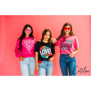 Love Glitter Heart - Valentines Sweatshirt