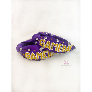 Purple & Gold Game Day Headband
