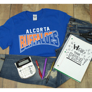 Alcorta Buffaloes - Split 1/2 T-Shirt