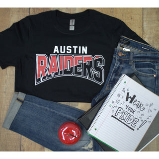 Austin Raiders - Split 1/2 T-Shirt