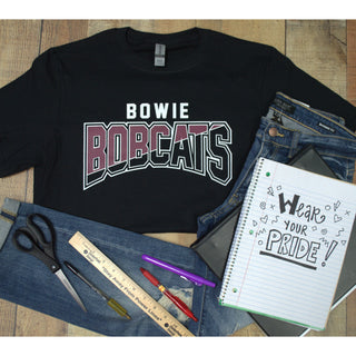 Bowie Bobcats - Split 1/2 T-Shirt