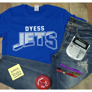 Dyess Jets - Split 1/2 T-Shirt