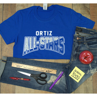 Ortiz All-Stars - Split 1/2 T-Shirt