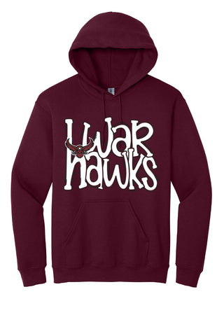 McMurry University War Hawks - Funky Stack Hoodie