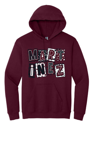 Martinez Tigers - Scrapbook Box Hoodie