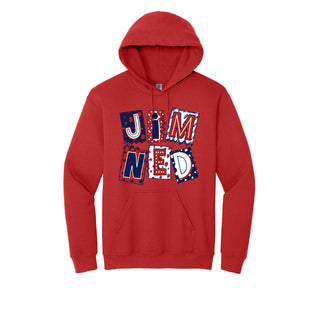 Jim Ned Indians - Scrapbook Box Hoodie