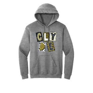 Clyde Bulldogs - Scrapbook Box Hoodie