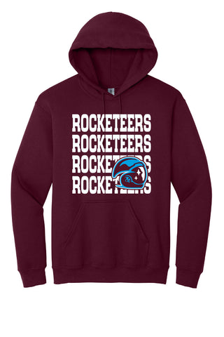 Bowie Rocketeers - Repeat Hoodie