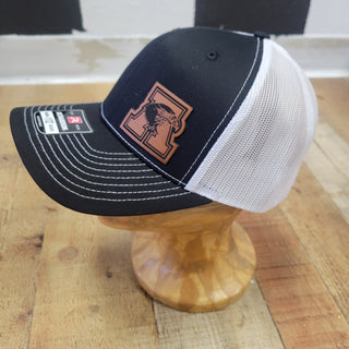 Abilene High Eagles - Mascot Leather Patch Mesh Cap