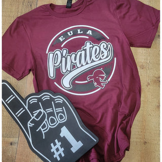 Eula Pirates - Circle Script T-Shirt