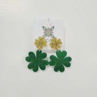 St. Patrick's Day Acrylic Earrings