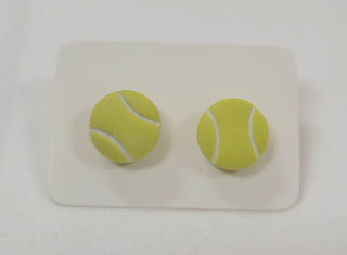 Tennis Clay Stud Earrings