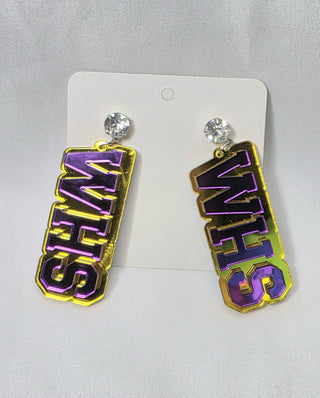 Wylie Bulldogs - WHS Earrings