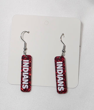 Jim Ned Indians - Game Day Sticks Earrings