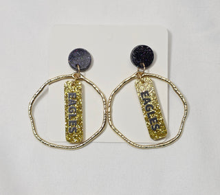 Abilene High Eagles - Sport Circle Earrings