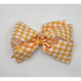 Gingham King Bow