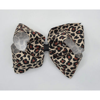Animal Print King Bow