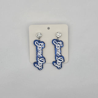 Game Day Script Hype Earrings