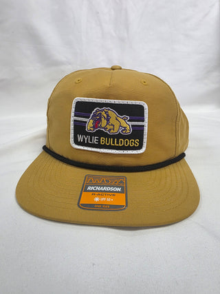 Wylie Bulldogs - Rectangle Stripe Patch Rope Cap