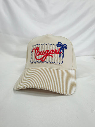 Cooper Cougars - Striped Patch Trucker Caps