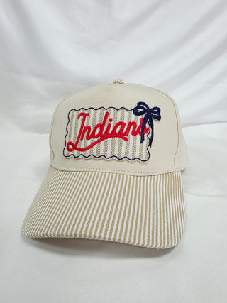 Jim Ned Indians - Striped Patch Trucker Caps