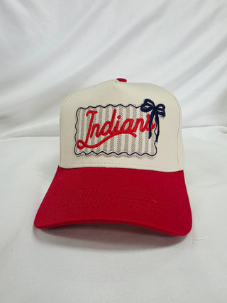 Jim Ned Indians - Striped Patch Trucker Caps