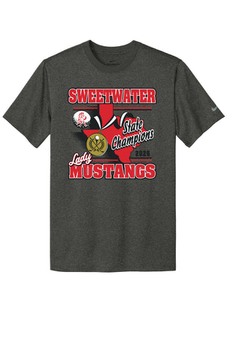 Sweetwater Lady Mustangs - State Champions on Grey