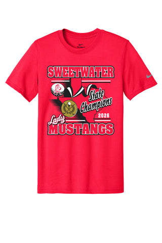 Sweetwater Lady Mustangs - State Champions on Red