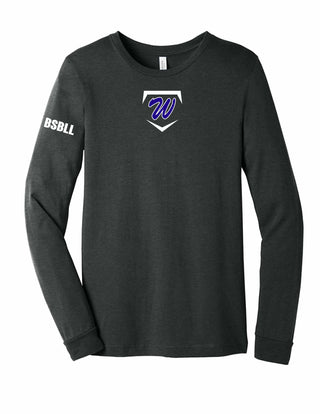 Wylie Baseball - Home Plate on Grey - Lil Cattilac