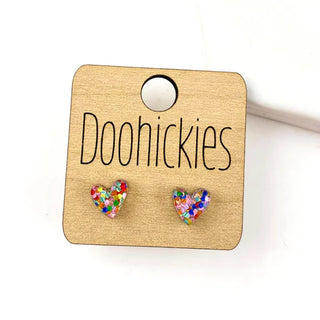 Tiny Heart Studs - Lil Cattilac