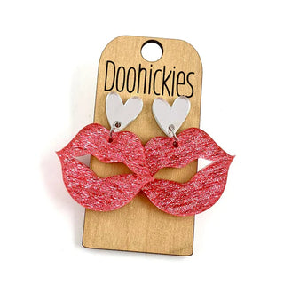 Valentine's Heart Dangle Earrings
