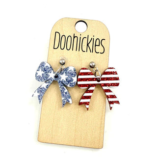 Patriotic Dangles and Stud Earrings