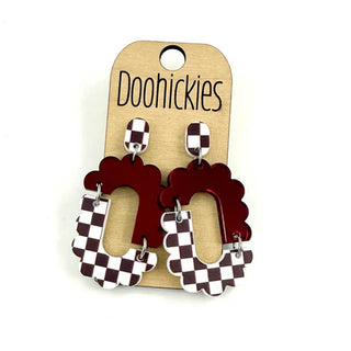 Brooklin Checkered Earrings