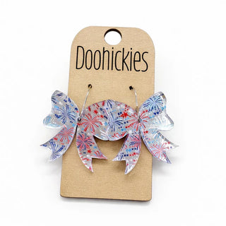 Patriotic Dangles and Stud Earrings