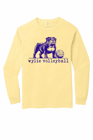 Wylie Volleyball - Simple with Bulldog