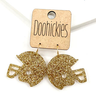 Football Helmet Acrylic Earrings