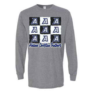 Abilene Christian Panthers - 9 Boxes Long Sleeve T-Shirt