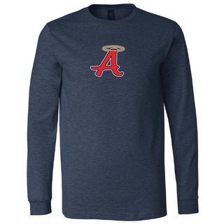 Angels Logo on Navy Bella+Canvas - San Antonio Baseball