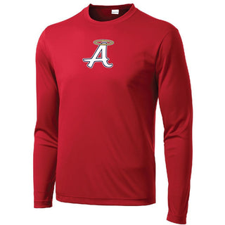 Angels Logo on Red Sport-Tek - San Antonio Baseball