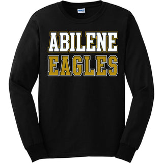Abilene High Eagles - Color Block Long Sleeve T-Shirt