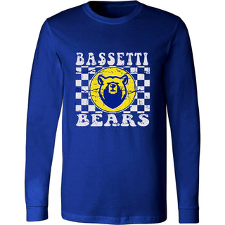 Bassetti Bears - Checkered Long Sleeve T-Shirt