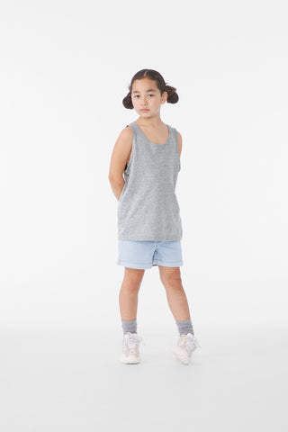 BELLA+CANVAS® Youth Heather CVC Tank BC3480YCVC