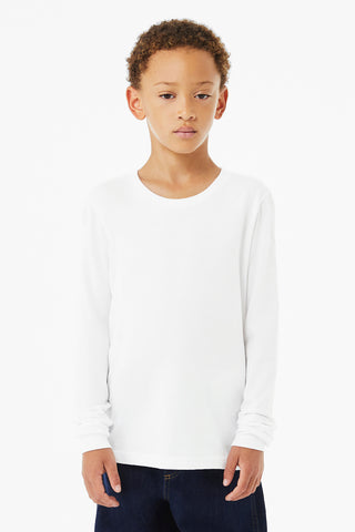 BELLA+CANVAS® Youth Heather CVC Long Sleeve Tee BC3501YCVC