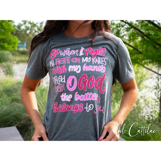 The Battle Belongs to You - Cancer Tee