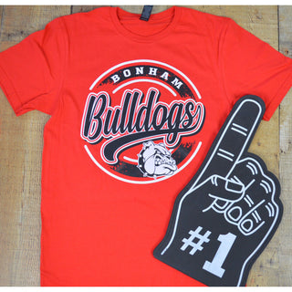 Bonham Bulldogs - Circle Script T-Shirt